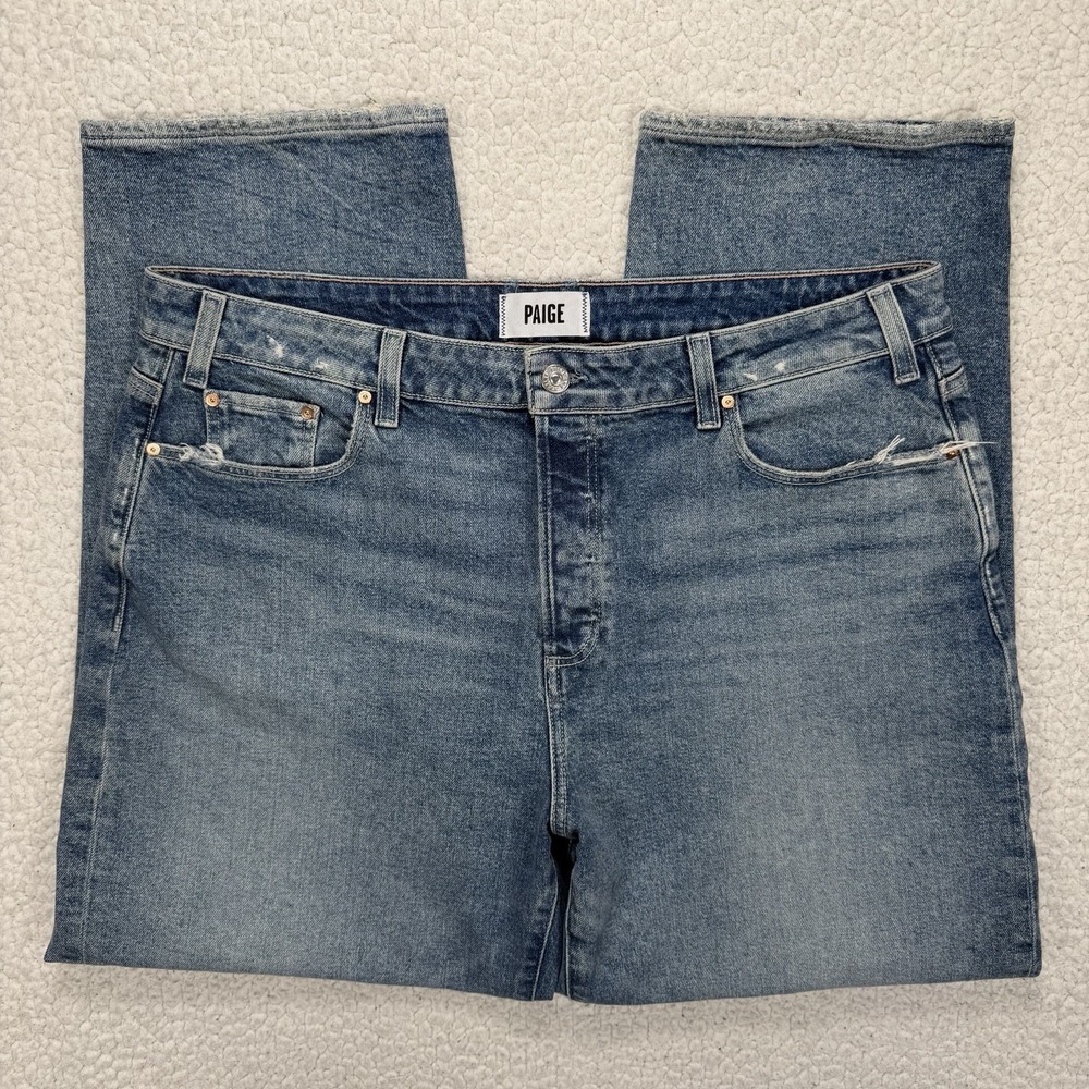 Paige Alexis Barrel Jeans Women's 33 (Actual 35x27)‎ Cats Meow Streetwear Y2K
